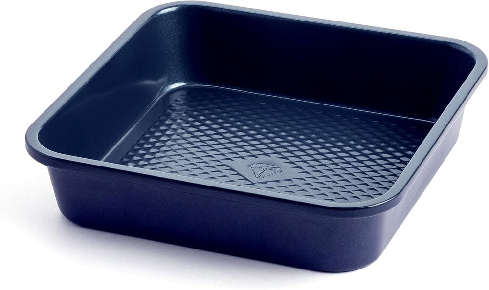 Blue Diamond Bakeware 12Er Muffinform Mit Antihaftbeschichtung, Blau Molds and baking trays Naty Shop Quadratische Kuchenform