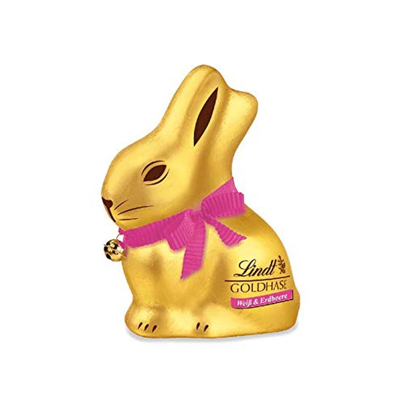 Chocolate Easter Set | 894g | Contents: Golden Bunnies and Chocolate Golden Bunnies | 100g Golden Bunnies | Premium white chocolate with strawberry pieces in the shape of a bunny for Easter