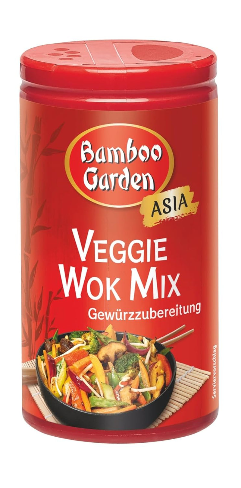 Bamboo Garden - Veggie Wok Mix Würzmischung | Vegan, natural ingredients | 40 g in der Dose