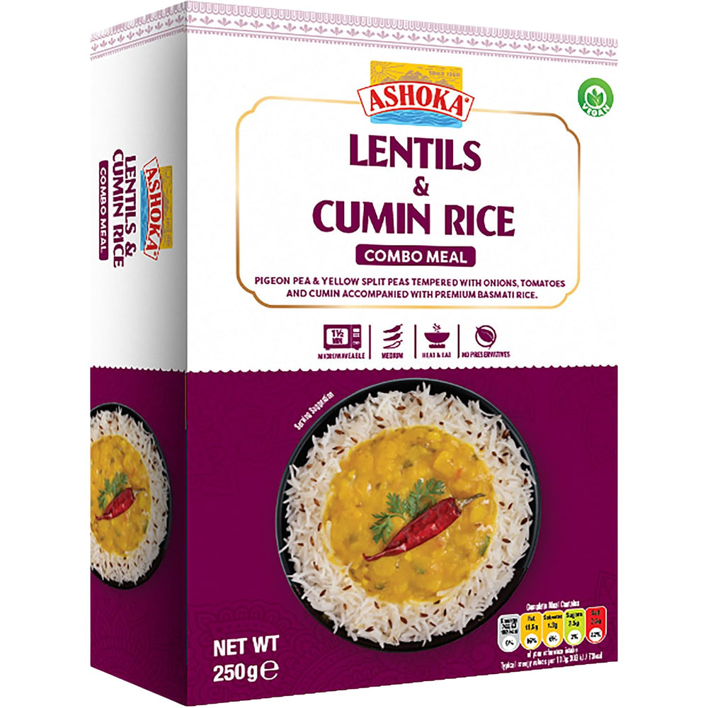 ASHOKA - Instant rice with lentils and cumin - (1 x 250 g)