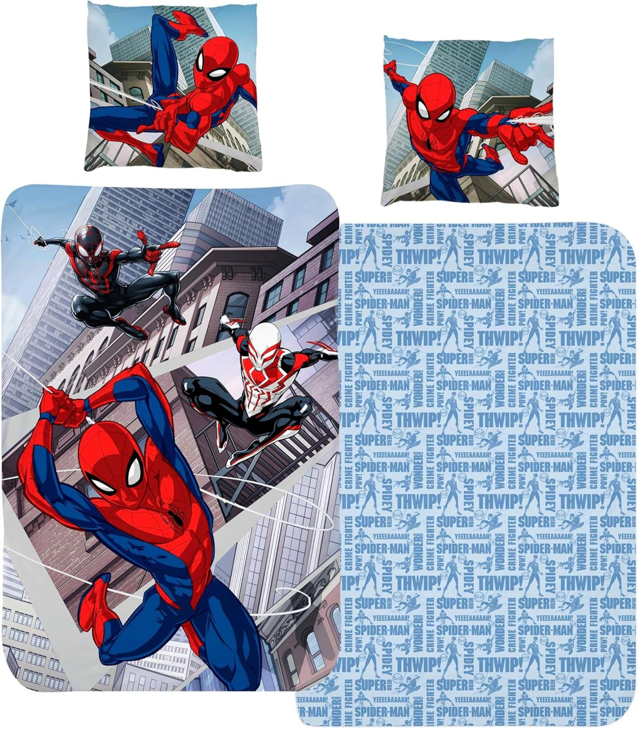Children's bed linen, various cartoon characters, 100% cotton Bed linen - children Naty Shop Spiderman