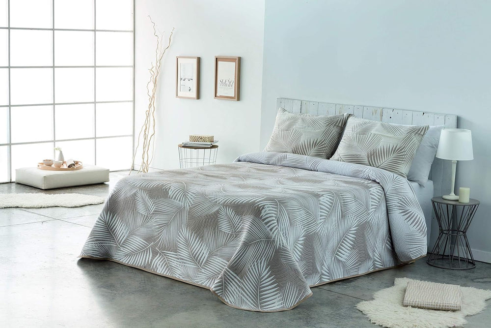 VIALMAN Sofia 30 Bouti Light duvet for double bed | quilt size 250 X 270 cm, gray Quilts and quilts Naty Shop Taupe 230X270 Cm