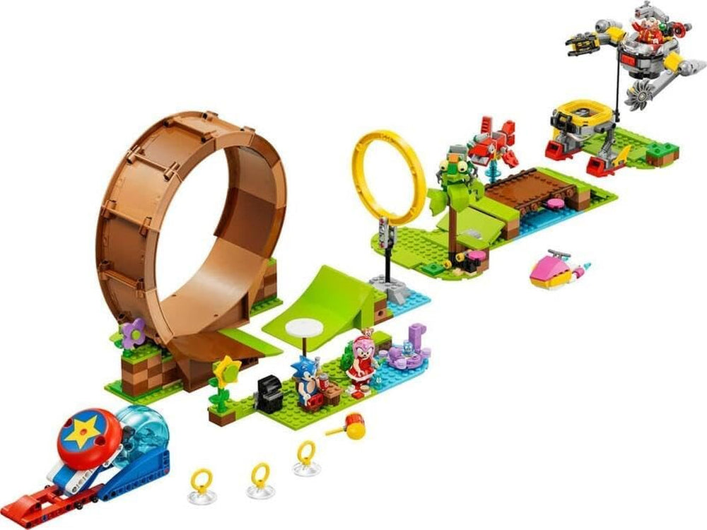 LEGO 76994 Sonic the Hedgehog Sonic's Loop Challenge in Green Hill, buildable toy for kids, boys and girls with 9 characters including Dr Eggman and Amy Building sets Besuche den LEGO-Store