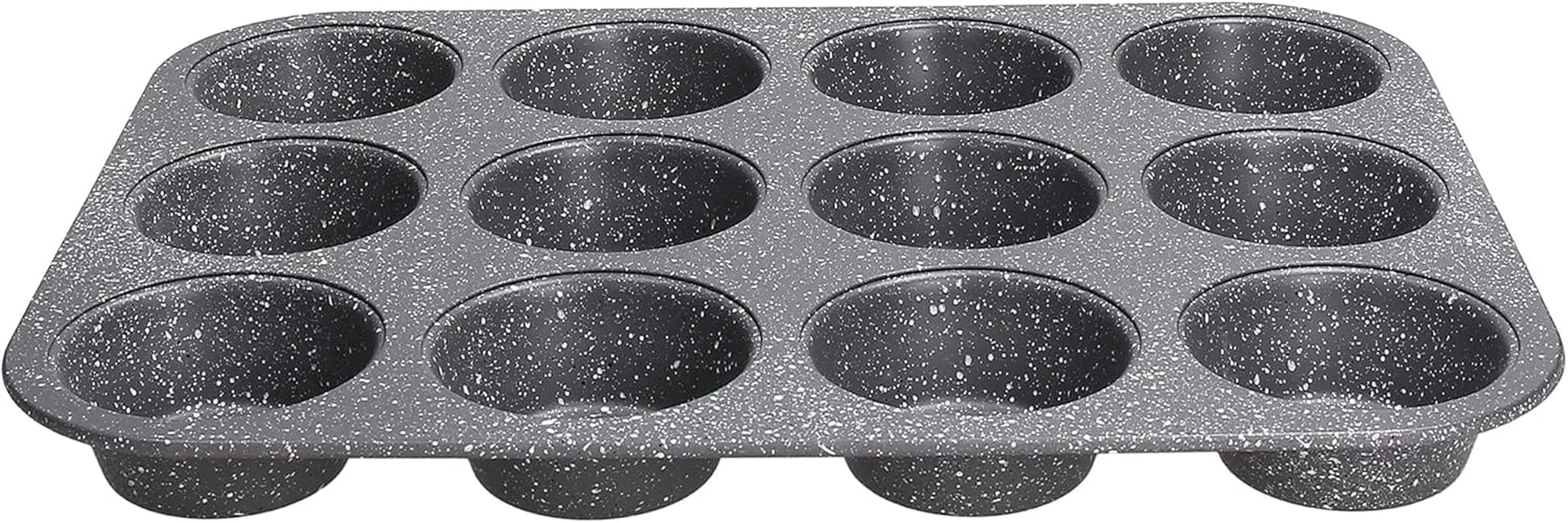 Pure Roq Muffinform Für 12 Muffins, Aluminium, Schwarz Molds and baking trays Naty Shop Muffin-Blech