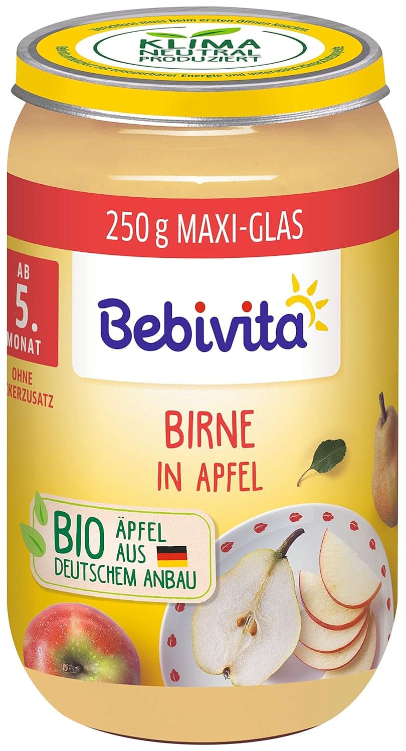 Delicate Vegetable All-Around, pack of 6 (6 X 190 grams) Mother and Child Naty Shop 250 grams Pear - apple