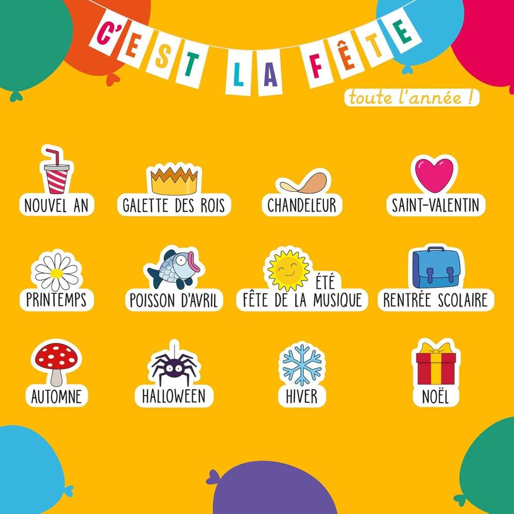 Chefclub Kids – Set de gătit pentru copii cu 10 forme de biscuiți și carte de rețete – Teme: Sărbători și ocazii speciale – Activitate jucăușă și creativă pentru familie – Vârste 4 ani și peste