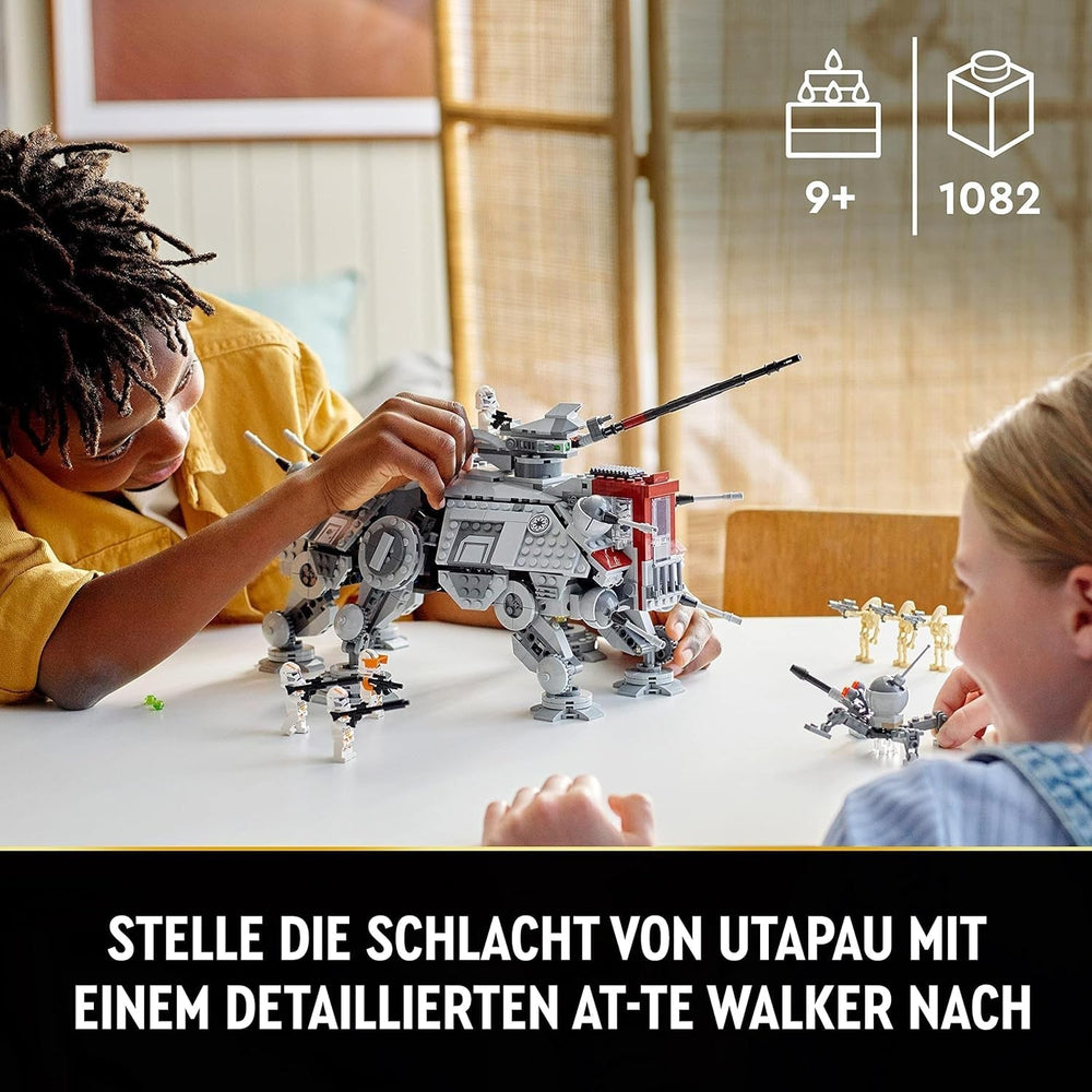 LEGO Star Wars At-Te Walker Mobile Toy Model Minifigure Set Including 3 Clone Troopers, Battle Droids and Dwarf Spider Droid 75337 Building Sets Besuche den LEGO-Store