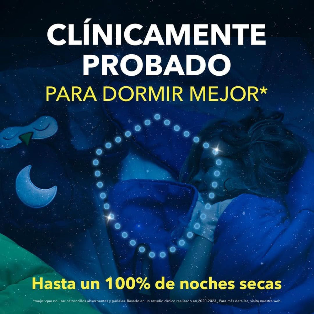 Dry Nites pajama pants for girls 3-5 years, 1 pack (16 pieces) Naty Shop