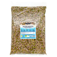 Organic Omega Seed Mix 3 kg (mixture of pumpkin, sunflower and flax seeds), a blend of 3 whole raw oilseeds, rich in protein, fiber and omega-3 fatty acids