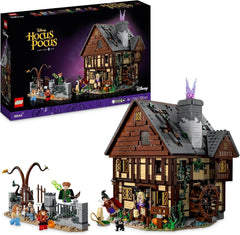 LEGO Ideas Hocus Pocus: Setul casei vrăjitoarelor surorilor Sanderson, kit de colecție pentru adulți cu casă, 6 minifigurine și accesorii, femei și bărbați 21341 Seturi de constructie Besuche den LEGO-Store Multicolor