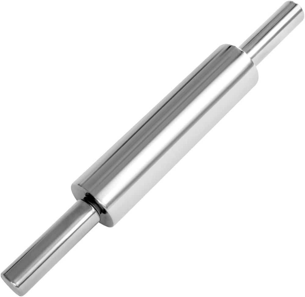 FMprofessional Teigroller aus high-quality Edelstahl, Nudelholz als Backzubehör, Backrolle zum Teigrollen, versatile Teigwalze - stable & durable (Measures: Ø 6 x 47.5 cm), Quantity: 1 Stück