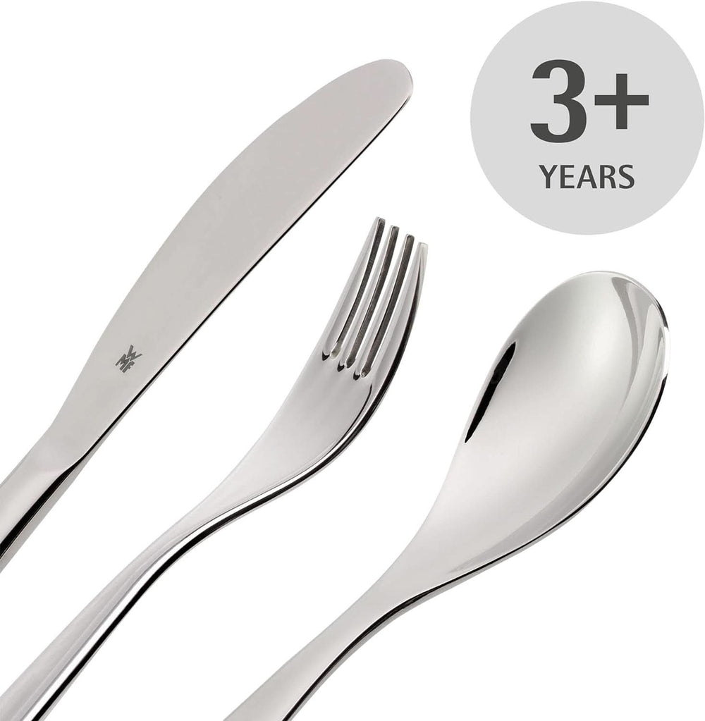 WMF Animals set de tacâmuri din oțel inoxidabil pentru copii, 4 piese, Cromargan lustruit Bucatarie Naty Shop