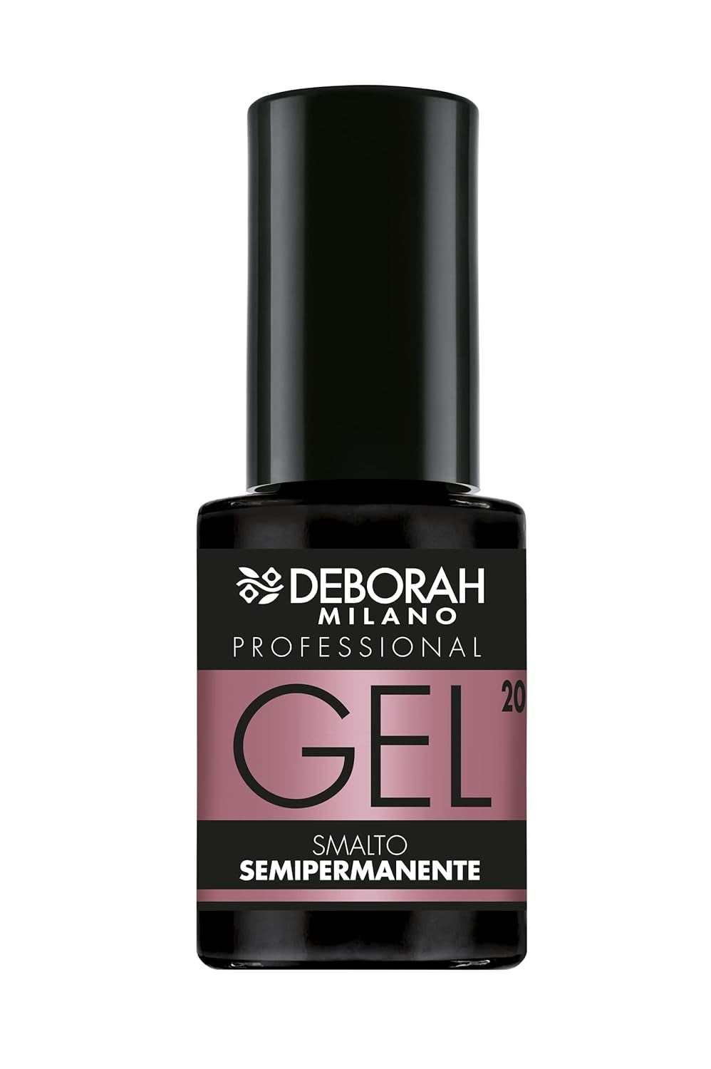 Milano Professional semi-permanent nail polish, no. 21 Burgundy, volumizing effect, long-lasting, for intense and glossy nails, 4.5 ml