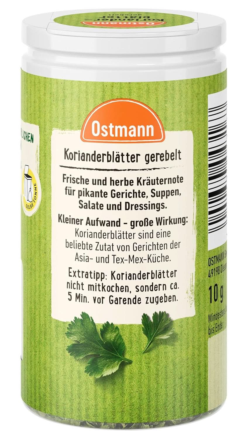 Ostmann - Coriander leaves, 10 grams Condimente Naty Shop