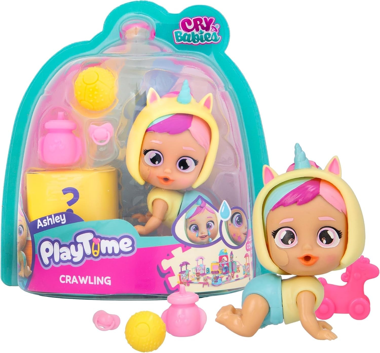 921825 Babypuppe, Spielzeit, 8,5 cm, Mehrfarbig