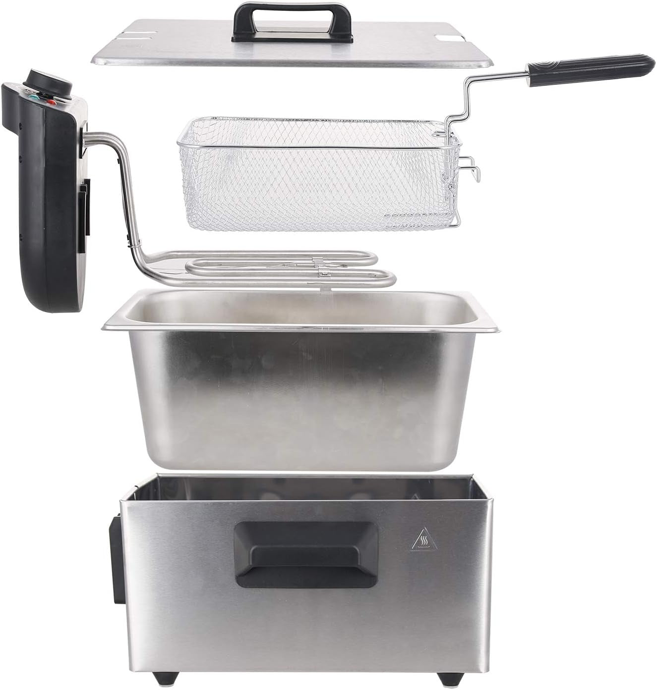 Oil fryer Emerio 3.0L with Cold Zone technology, 2000 W Appliances Naty Shop