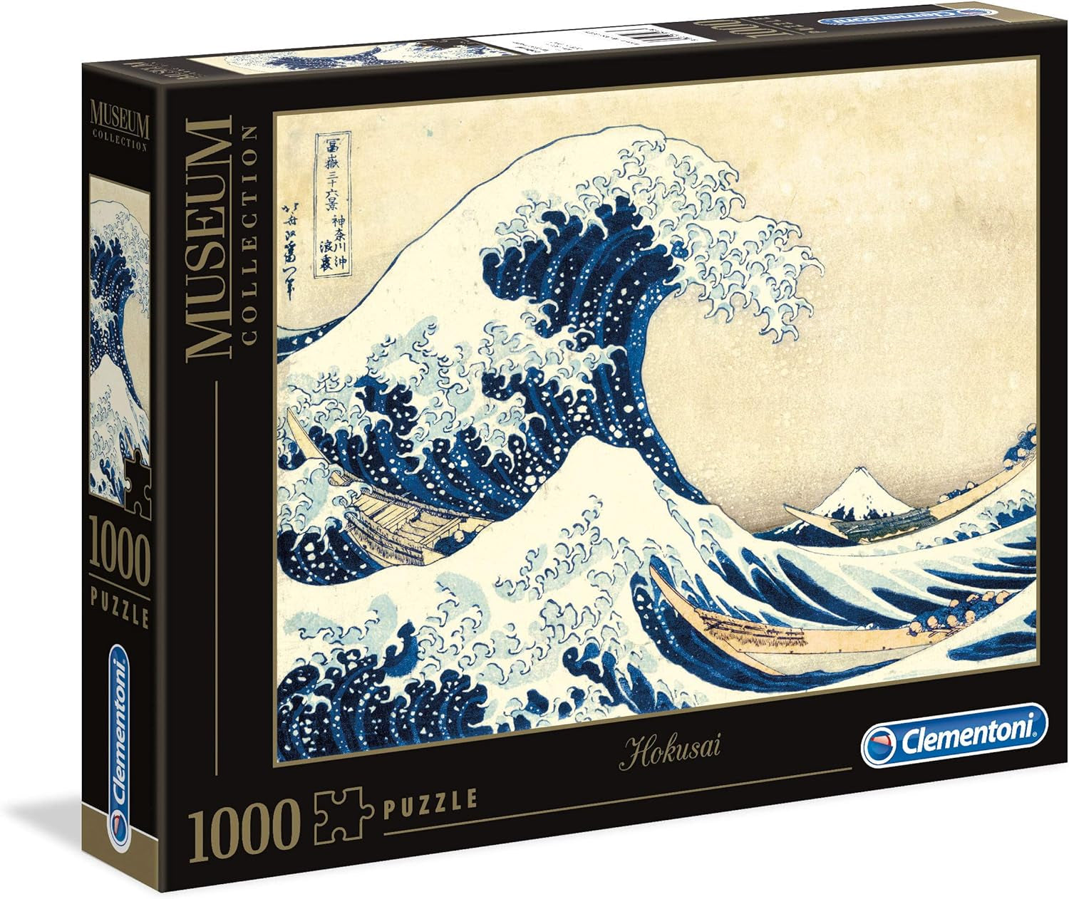 Clementoni 39378 Hokusai - The Great Wave - 1000 Piece Puzzle, Museum Collection, Skill Game for the Whole Family, Colorful Stretching Game, Puzzle for Adults 14+ Puzzle Naty Shop Default Title