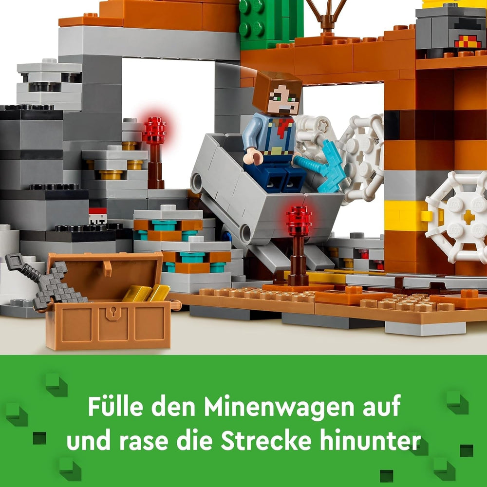 LEGO Minecraft Badlands Mine Video Game Mining Toy Set for Boys and Girls Ages 8+ Fun Building Bricks Adventure Set Birthday Gift 21263 Building Sets Besuche den LEGO-Store