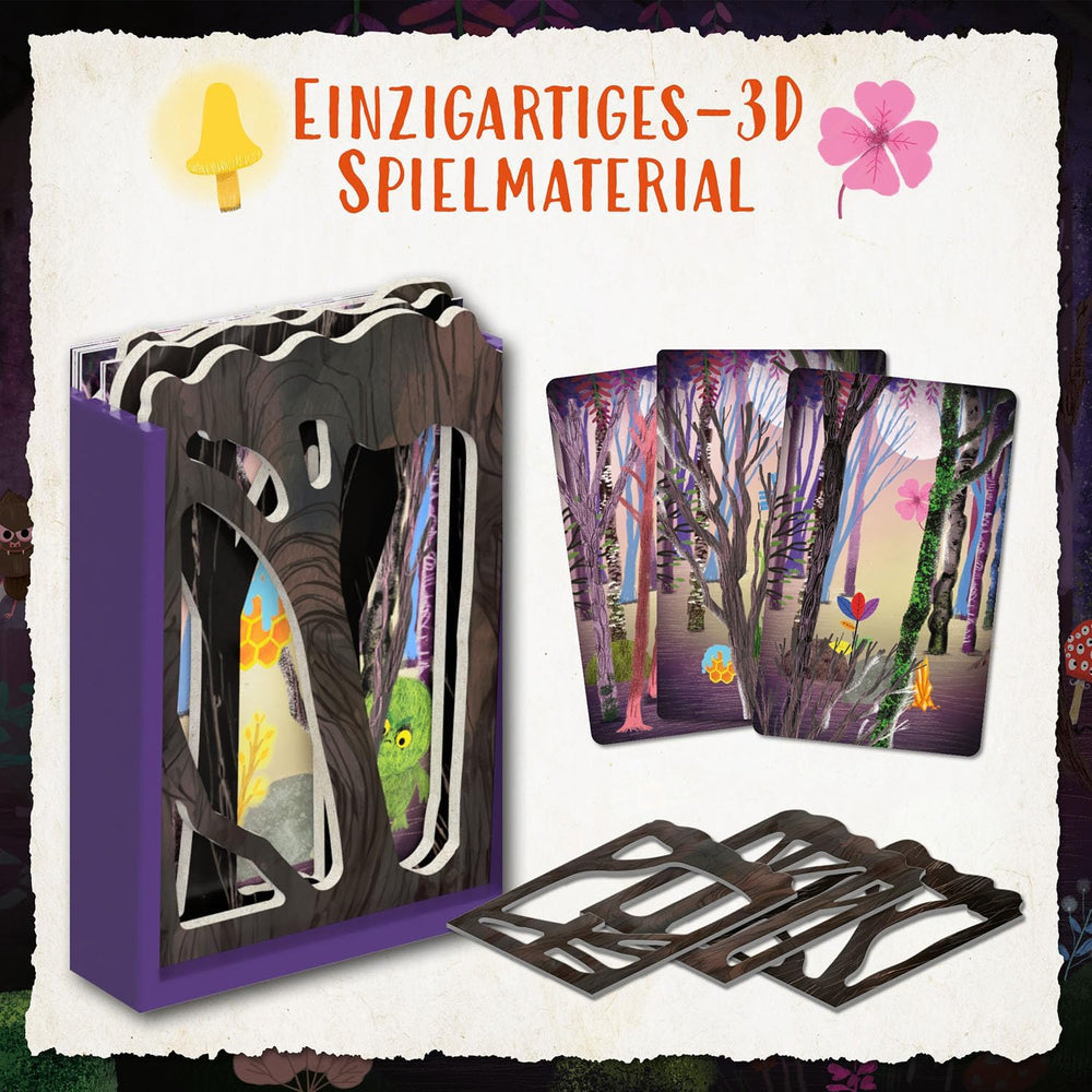 Kosmos 685027 Forest of Shadows, Cooperative game for 2-4 year olds, 7 years and up, Board game for kids, With excellent 3D material, In 18 chapters with about 15 minutes of play time