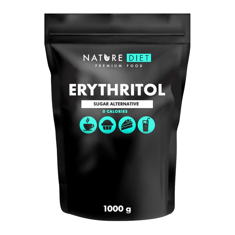 Nature Diet - Erythritol 2 X 1000 G | Natural sweetener | Zero calories | Sugar substitute Sweeteners Naty Shop