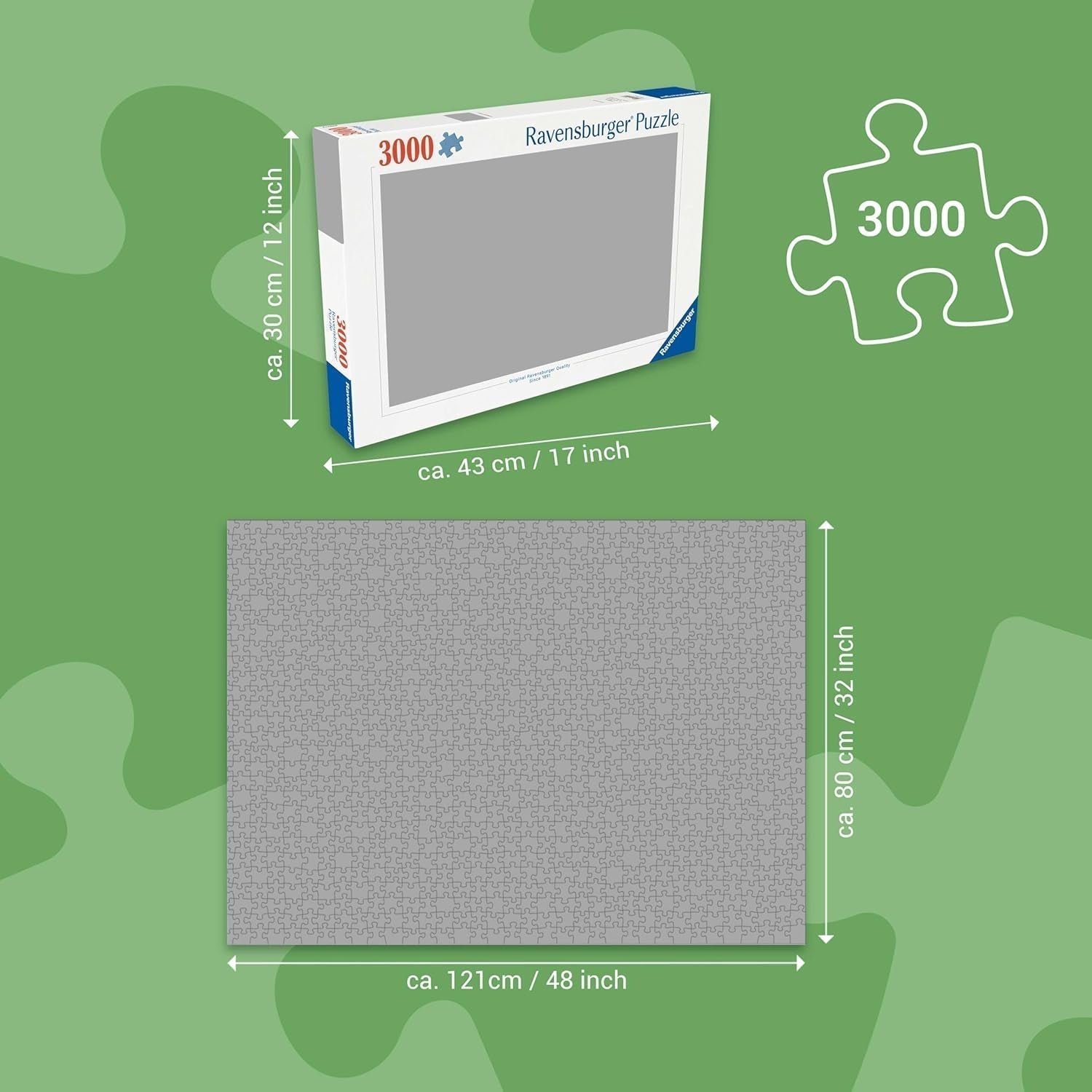 Ravensburger Puzzle 12000808 - Dragonul pădurii se trezește - puzzle jigsaw de 3000 de piese pentru adulți cu vârsta de peste 14 ani Puzzle Naty Shop