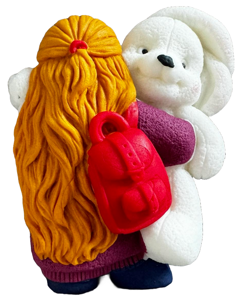 Decoratiune comestibila din pasta de zahar, Pretty girl Decoratiuni din Pasta de Zahar Naty Shop