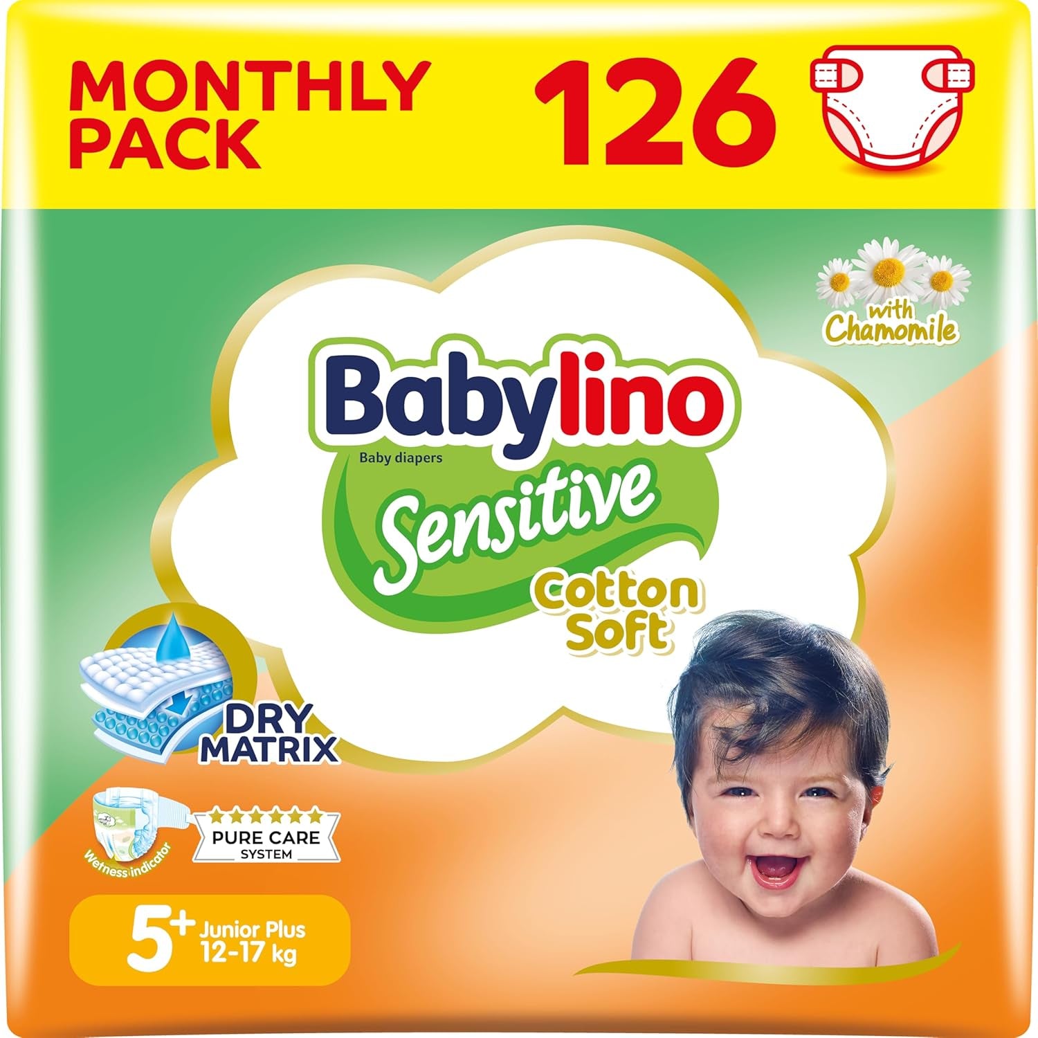 Sensitive baby diapers, size 1, newborn (2-5 kg), 26 pieces