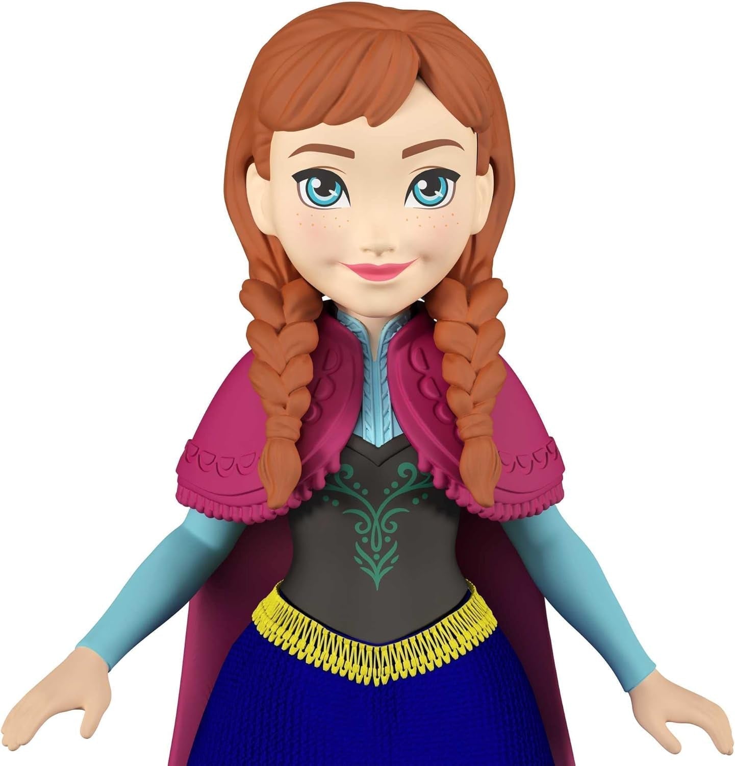 Mattel DISNEY The Ice Queen Anna & Sven Doll and Animal Figure, Inspired by the Animated Characters, Movable Limbs, Detachable Skirt and Cape, for Kids 3 Years and Up, HLX03 Naty Shop Dolls