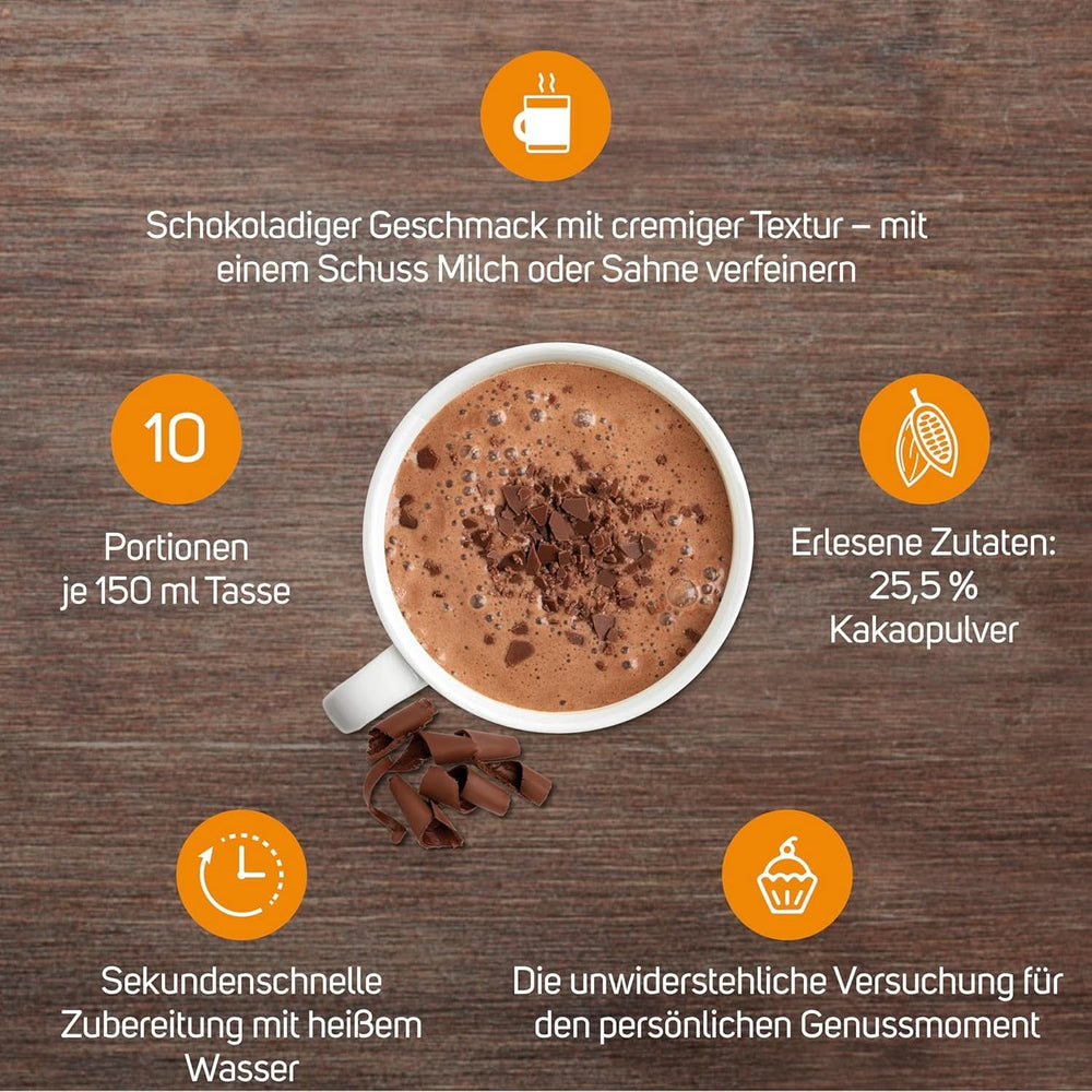 KRÜGER Family, Cocoa powder for hot chocolate, 8 boxes x 10 sachets, 8 x 250 grams Cocoa and Hot Chocolate Naty Shop