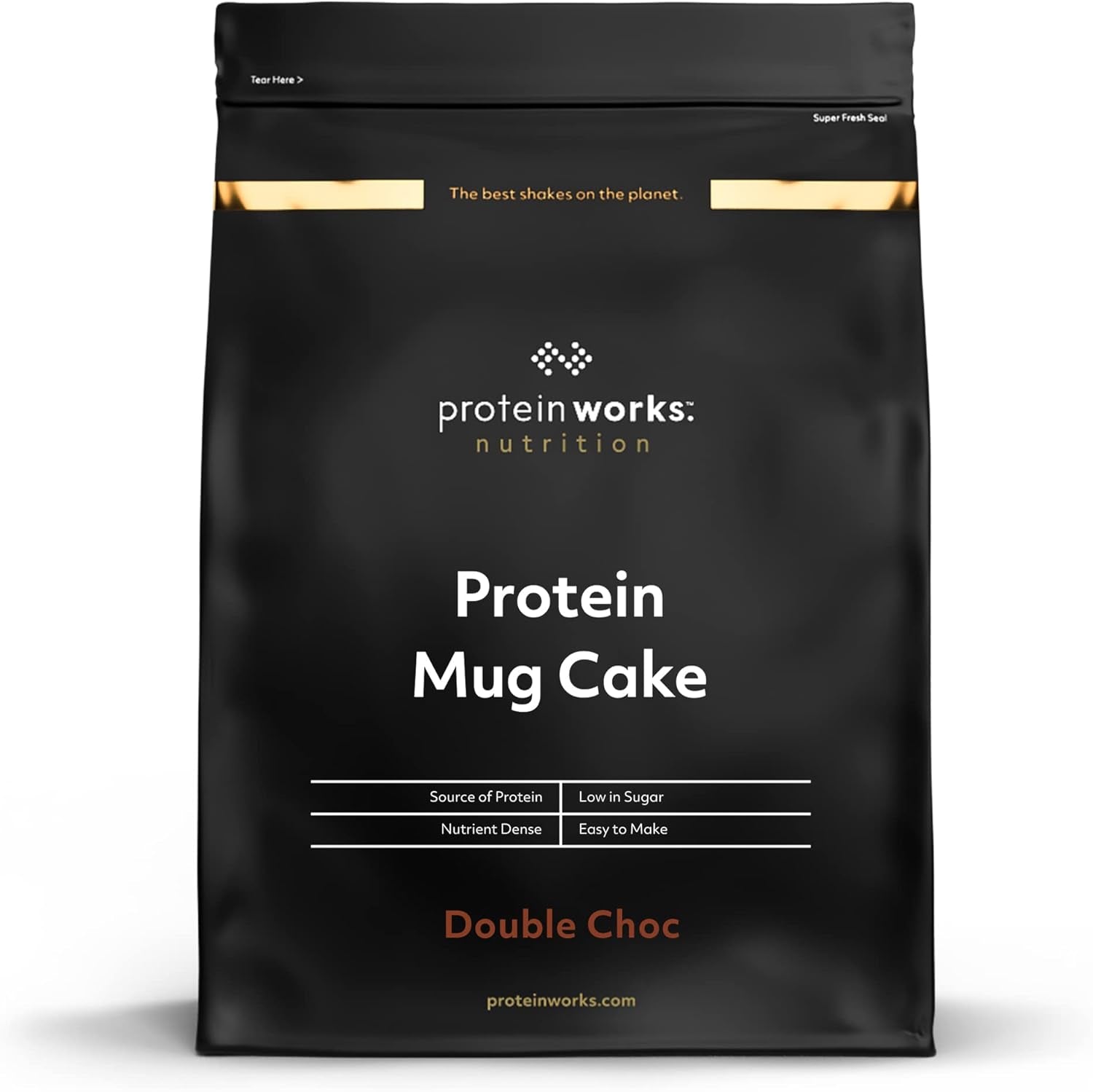 Protein Works Protein Tassenkuchen | Chocolate cream | Dieser Köstliche Nachtisch Ist Sehr Protein- Und Ballaststoffreich| 500G Mixture for baking and cooking Naty Shop Schokocreme 500 G (1Er Pack)