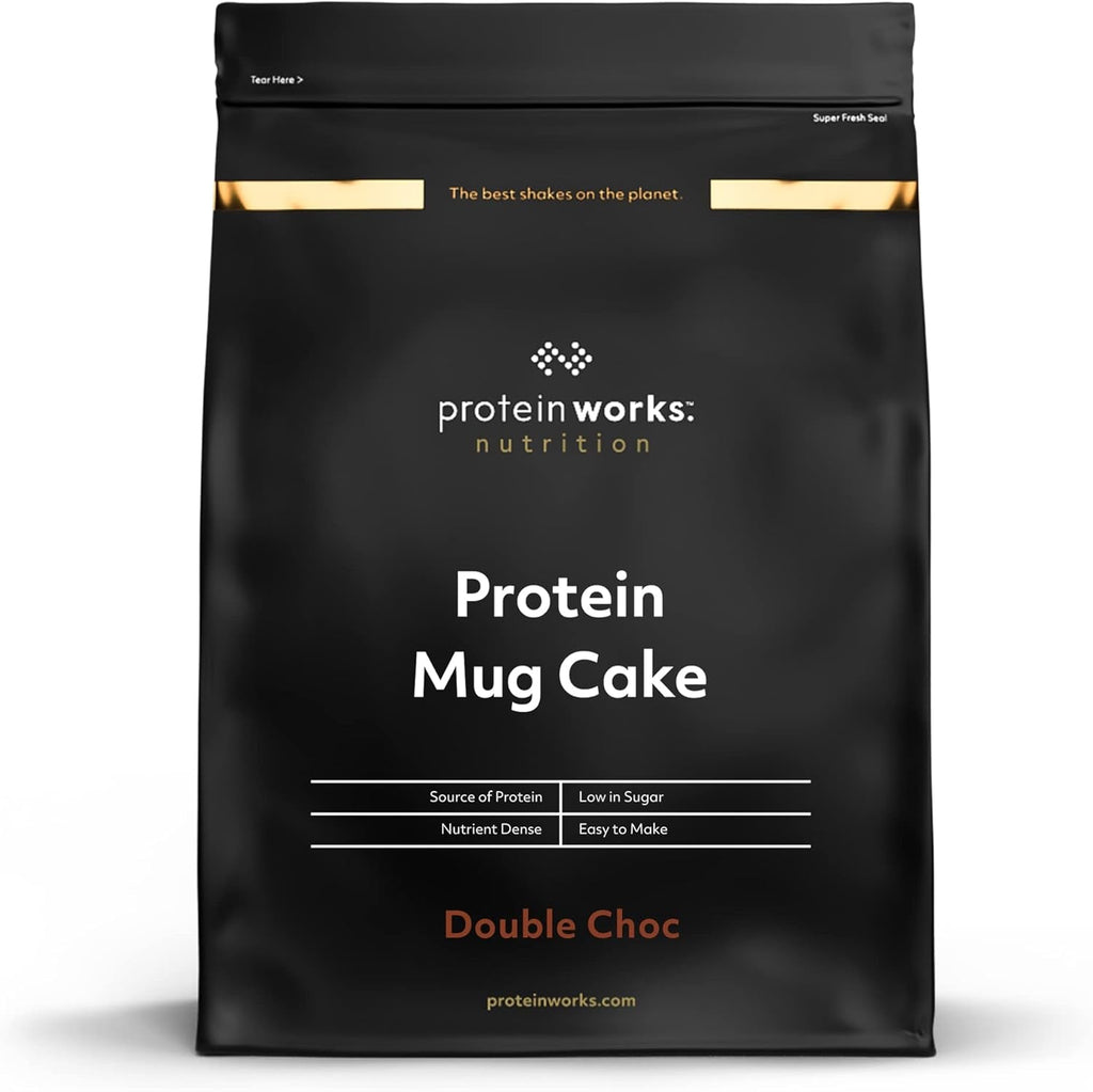 Protein Works Protein Tassenkuchen | Schokocreme | Dieser Köstliche Nachtisch Ist Sehr Protein- Und Ballaststoffreich| 500G Amestec pentru copt si gatit Naty Shop Schokocreme 500 G (1Er Pack)