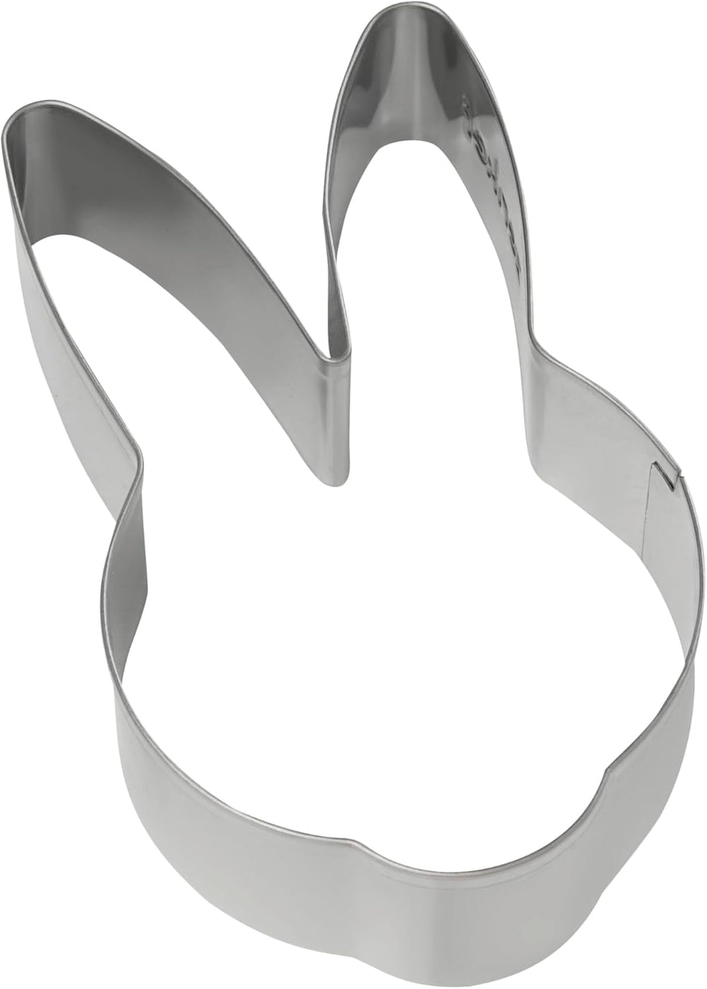 Set de 5 forme de biscuiți cu iepuraș de Paște, forme de biscuiți, forme de biscuiți și fondant, forme de biscuiți din oțel inoxidabil de înaltă calitate, ajutor de bucătărie, culoare: argintiu