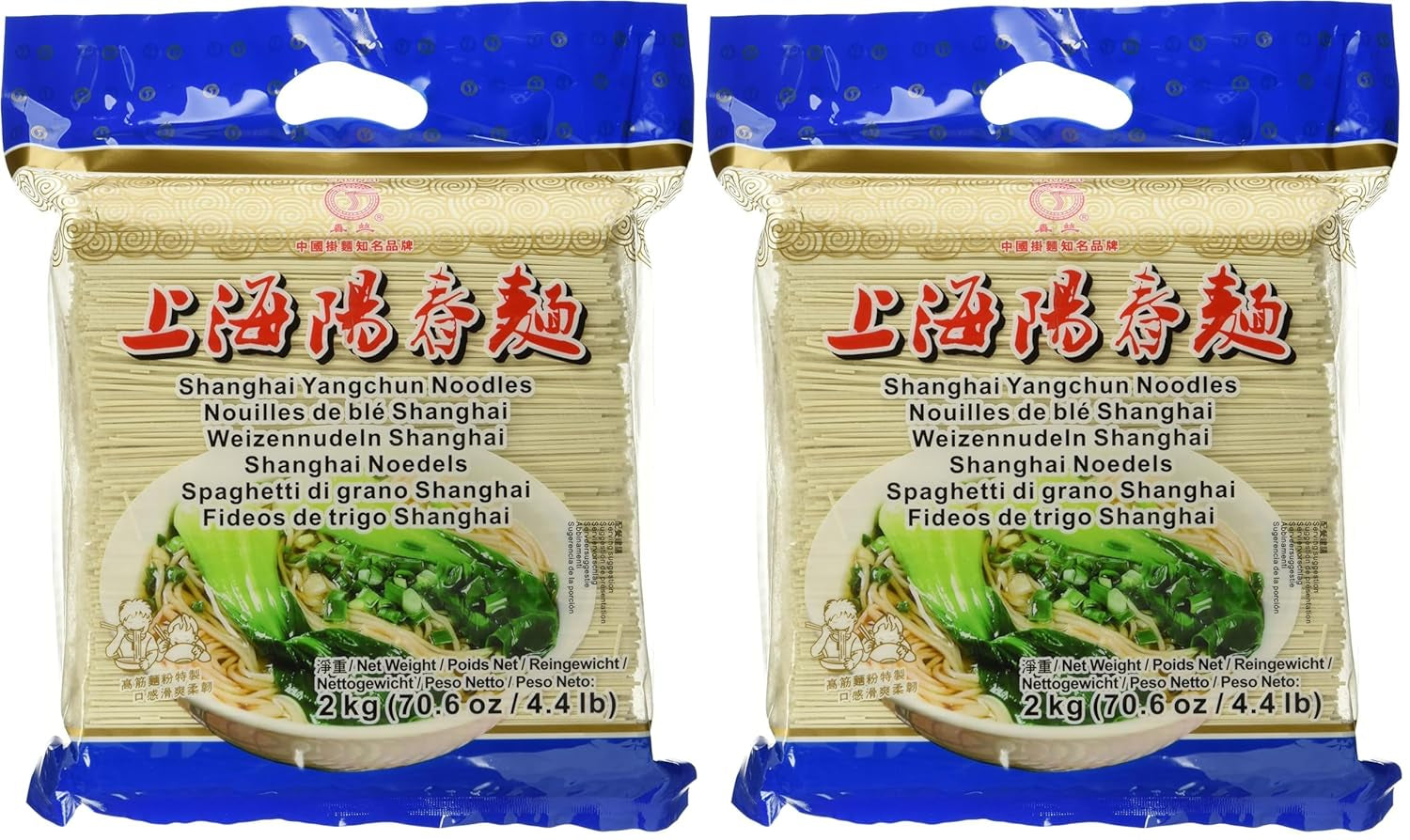 Wheat Noodles (Shanghai), 1 pack (1 x 2 kg)
