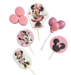 Set of 10 edible decorations for girls