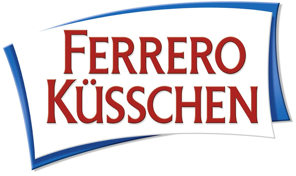 Ferrero Küsschen White Crispy - Valentine's Day gift for him and her - Crispy roasted hazelnuts in light cream with crispy chips, covered in white chocolate, 1 pack of 20 individual pralines