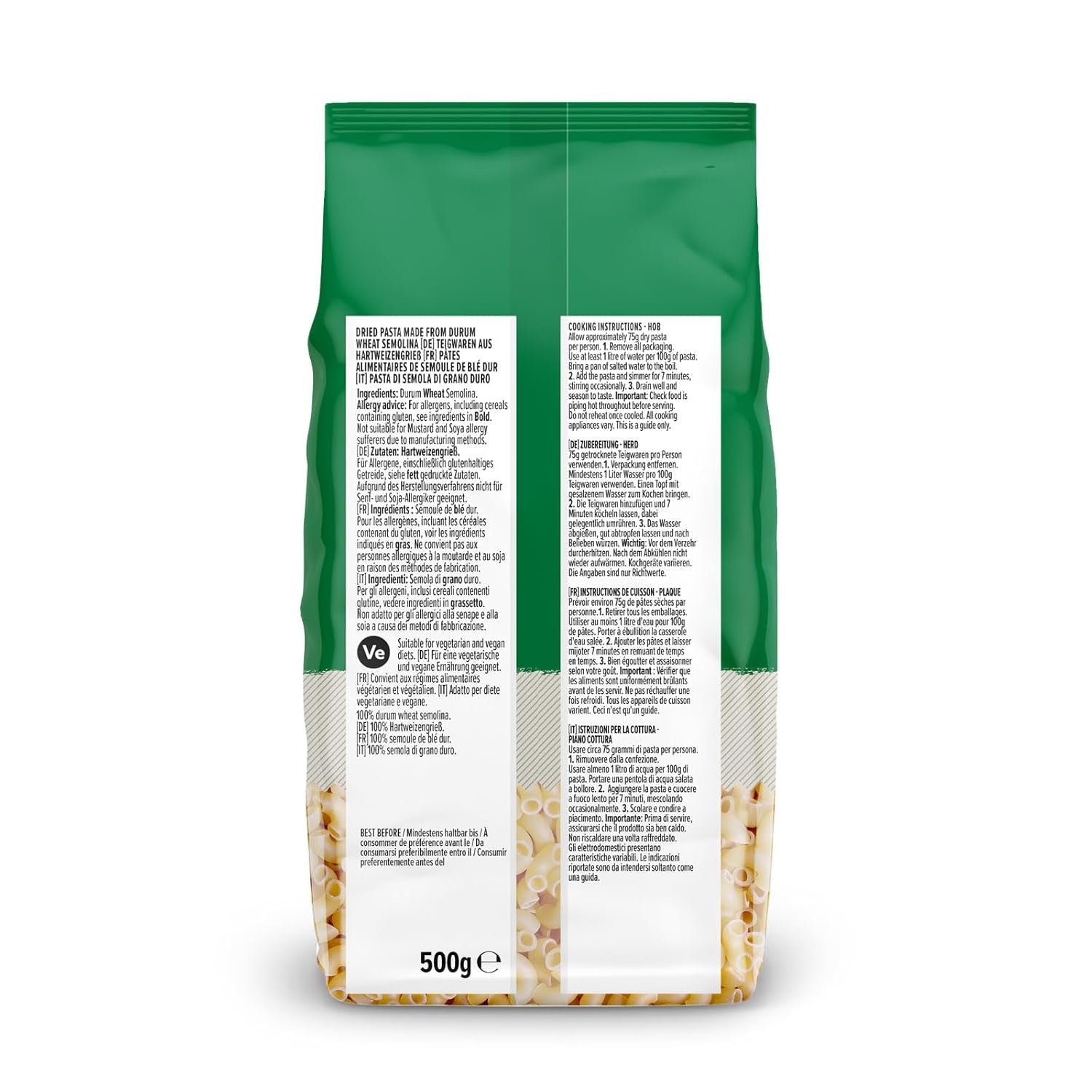 de la Amazon Coquillettes, 500g