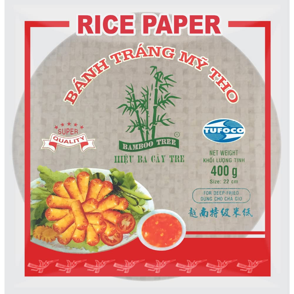 BAMBOO TREE - Rice paper 22 cm. (Summer rolls) - 1 x 400 g