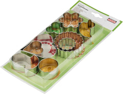 Forme de biscuiți originale Kaiser pentru Paște, set de 9 piese, pentru decuparea fursecurilor, biscuiților și fondantului.