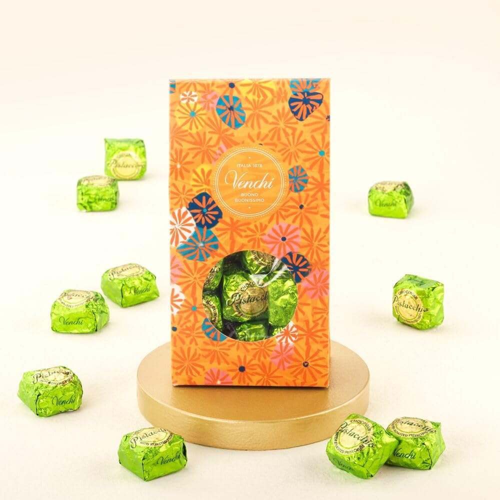 Venchi – Murrine Collection – assorted pralines with pistachio, chocoberry, 310 grams Naty Shop