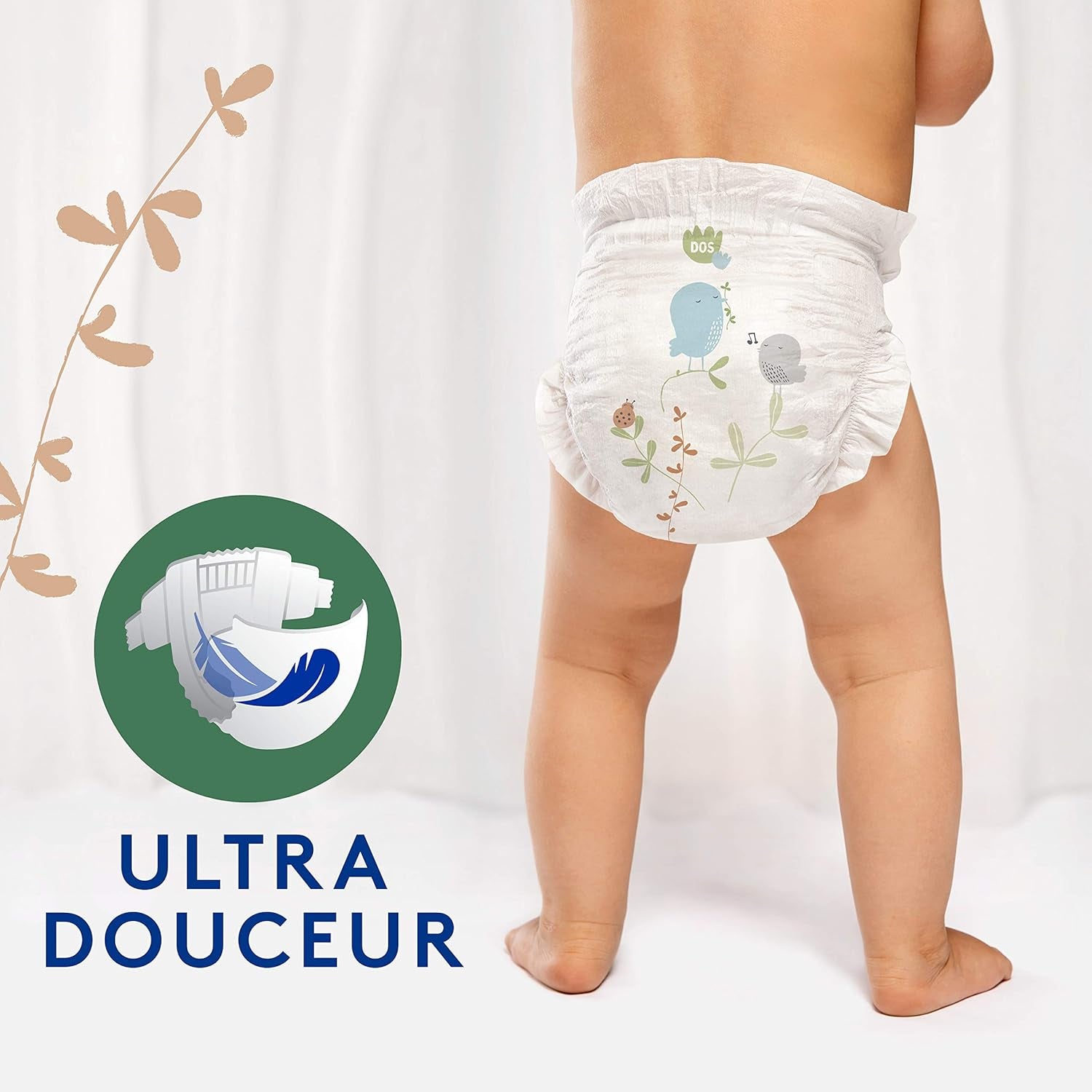 Douceur Naturelle diapers, size 5 (12-20 kg), 1 month, 140 diapers