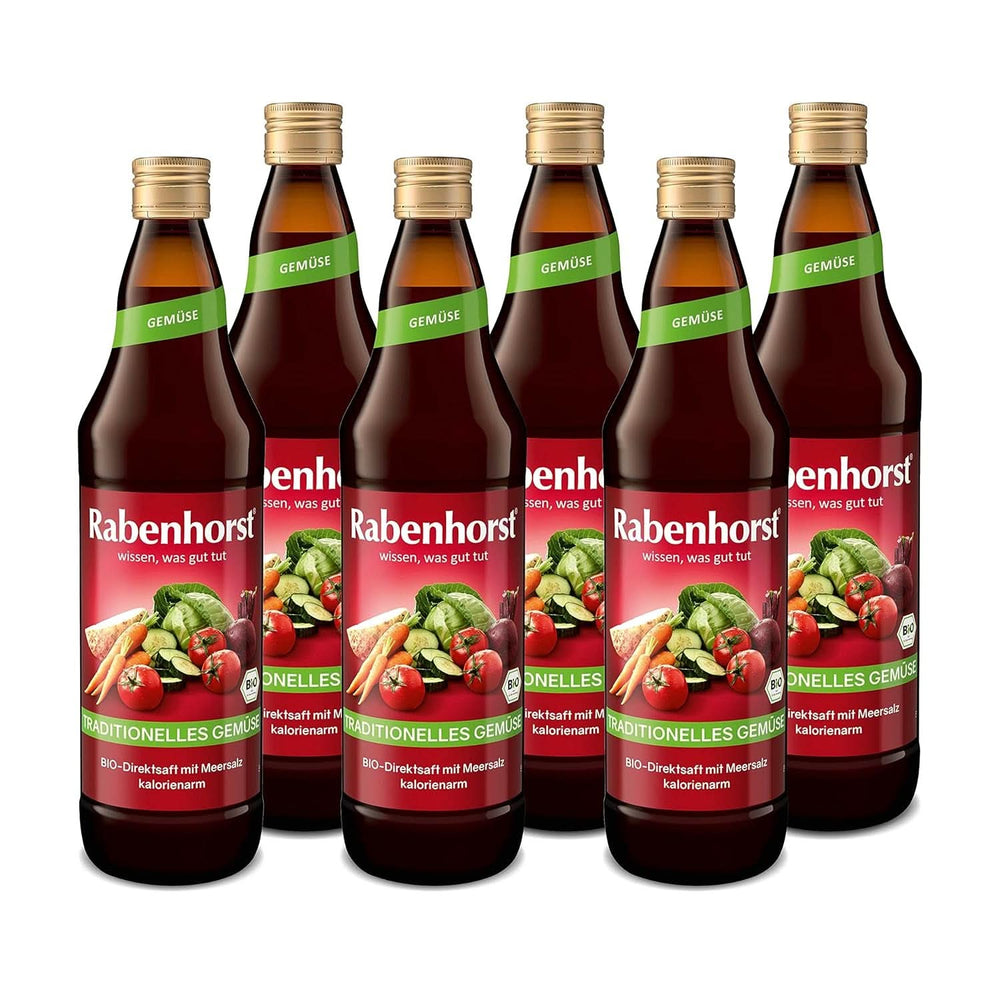 RABENHORST (6 X 700ml) - High quality vegetable juice from various vegetables Alcohol-free drinks Naty Shop