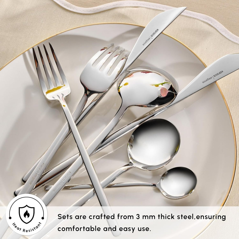Karaca Focus Elegance, 84-piece cutlery set, 12 people Kitchen Naty Shop
