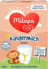 Milupa Milk for children Milumil 1 plus - from 1 year - for small children in the growing phase - accompanies natural development - 5 x 550 g powder Mother and Child Naty Shop