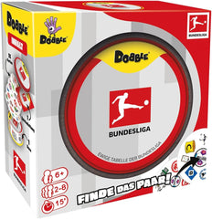 Dobble Bundesliga, family game, card game, 2-8 players, ages 6+, 15 minutes, German