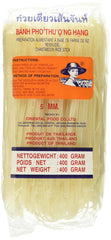Rice Noodles - Thai, 5mm wide rice ribbon noodles, made from rice flour - 17 x 400g