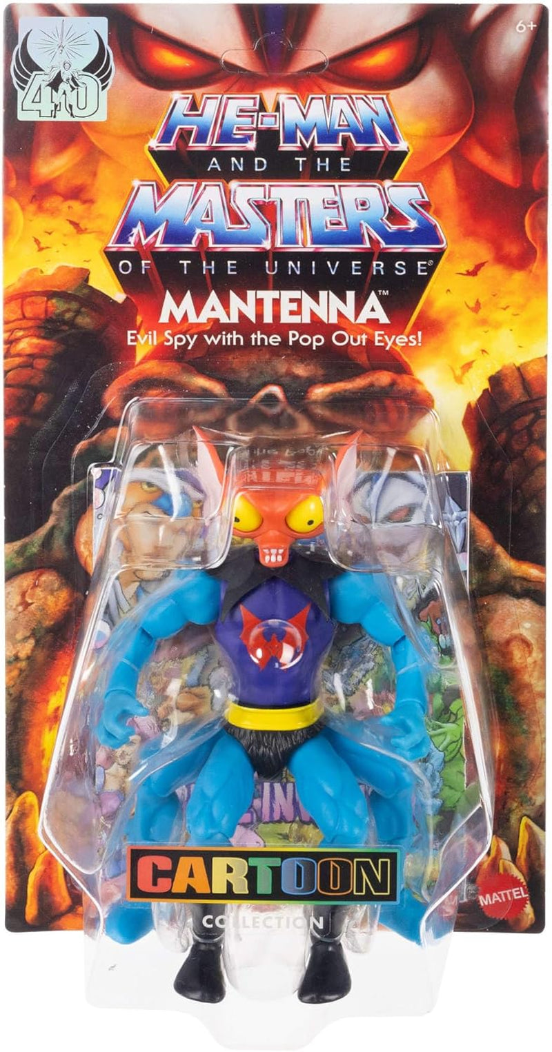Masters of the Universe Origins Action Figure Mantenna Princess of Power from the Cartoon Collection, Approx. 14cm tall 1980s TV Bogeyman Lift-Up Eyes JBM78 Action figures Naty Shop
