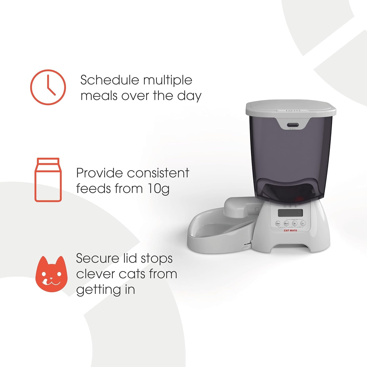 Automat für Trockenfutter L: 21.1 cm W: 21.1 cm H: 36.8 cm 3 kg 905 g