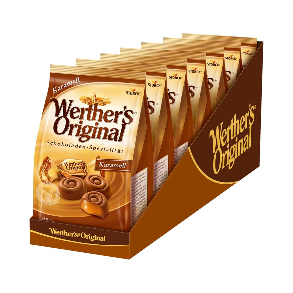 Werther’s Original, diverse sortimente Bomboane de Ciocolata Naty Shop 7 x 153 grame Caramel si ciocolata
