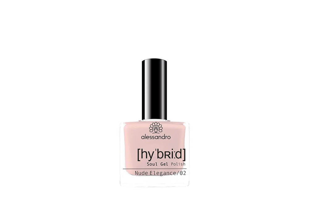 Alessandro Sinful Glow HYBRID nail polish - Nude shade - Perfect nails in just 3 steps, without LED - lasts up to 10 days! 8 ml