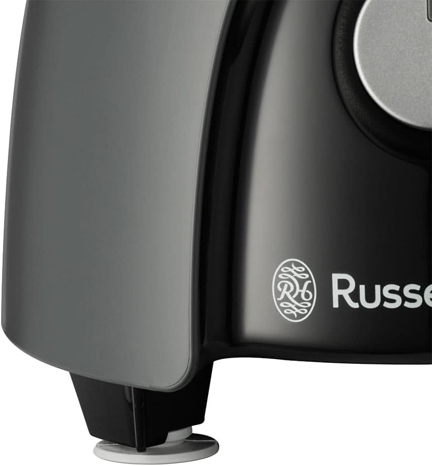 Russell Hobbs Food Processor [Blender/Vegetable Chopper/Table Blender/Chopper/Blender] Food Processor (Kneading, Mixing and Slicing), Matte Charcoal Kitchen Naty Shop